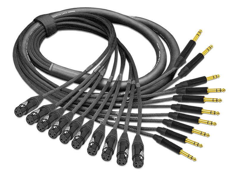  10-Channel XLRF-to-TRS Audio Snake rental unit