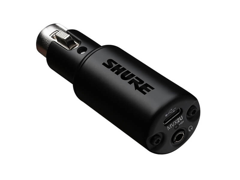  Shure MVX2U XLR to USB Digital Audio Interface rental unit