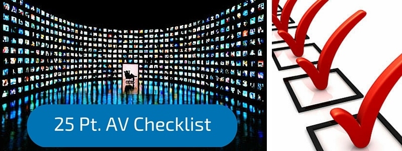 25-Point Audio Visual Checklist for Events | HTR