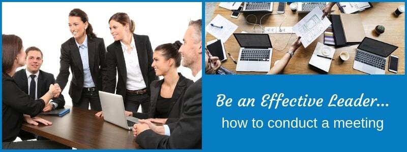 Be an Effective Leader: Learn How to Conduct a Meeting | HTR
