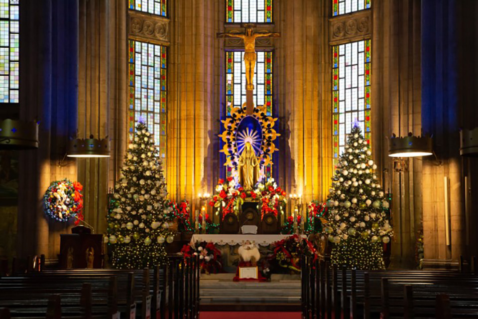 Church Christmas Stage Design