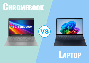 Chromebook and traditional laptop comparison