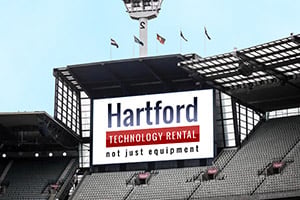 Jumbotron rental for outdoor sporting event