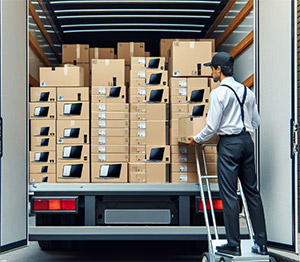 A stack of rental laptops tailored for business needs