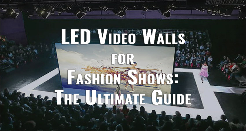 Models walking on a runway during a fashion show