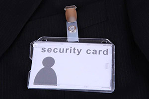 security-guard-checking-badges PVC Event Badge Printing Near Me PVC Event Badge Printing Near Me