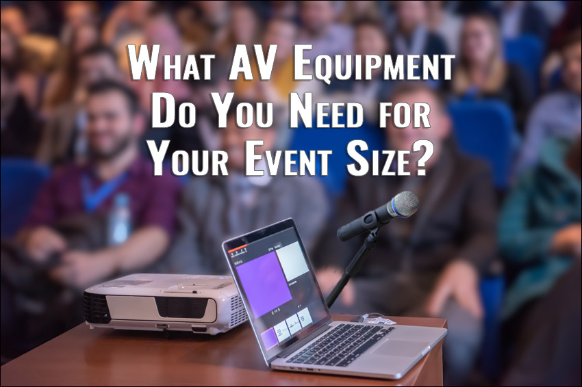 What AV equipment to rent for small venue