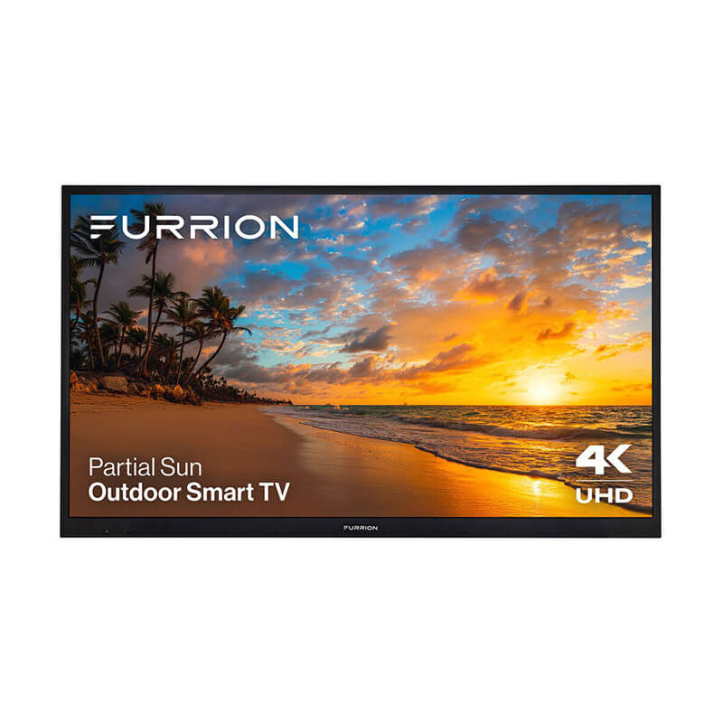  Furrion Aurora 55″ Partial Sun Outdoor LED 4K TV rental unit