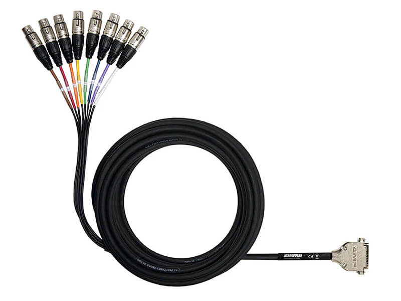  Shure DB25 8-Channel Audio Snake rental unit